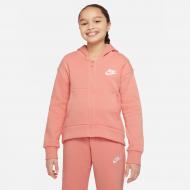 Джемпер Nike CLUB FLC FZ HOODIE LBR DC7118-824 персиковый