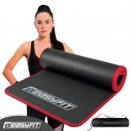 Коврик для йоги и фитнеса EasyFit 180х60х1 см Flex Pro черный