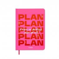Планер I Have No Plan at All mini розовый Orner
