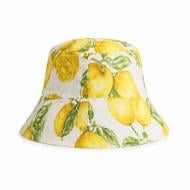 Панама Прованс Лимоны 56 белый с желтым