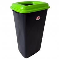 Бак для сортировки Planet для стекла антрацитовый-зелёный 445х330х750 мм Бак для сортировки Planet для стекла антрацитовый-зелёный 445х330х750 мм