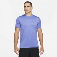 Футболка Nike M NP DF HPR DRY TOP SS CZ1181-457 р.L сиренево-синий