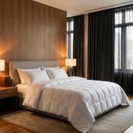 Одеяло хлопковое всесезонная SPOKIY Премиум качество 200x220 см ARCLOUD белый