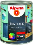 Эмаль Alpina алкидная Buntlack GL RAL7032 серый глянец 0,75 л