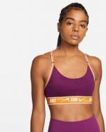 Бра Nike W NK DF INDY LOGO BRA DM0560-610 р.S темно-фиолетовый