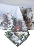 Скатертина Зима 148x148 см різнокольоровий Прованс