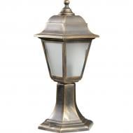 Світильник вуличний декоративний Expert Light Кантрі E27 IP44 антична латунь GAR-1127-TEП