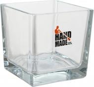 Ваза стеклянная квадрат 80х80х80 прозрачний