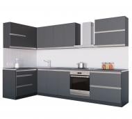 Кухня Альбина (VІА1) антрацит ДСП 1,4 мx3,2 м