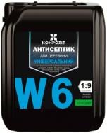 Антисептик Kompozit універсальний W6 (концентрат 1:9) зелений 1 л