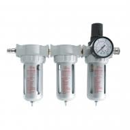 Блок подготовки воздуха AIRKRAFT 3 ступени (PROFI) 1/4" AFRLL802