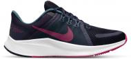Кроссовки женские демисезонные Nike Quest 4 DA1106-401 р.39 сине-розовые