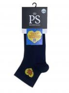 Шкарпетки чоловічі Premier Socks із жовтим серцем р.27-29 темно-синій