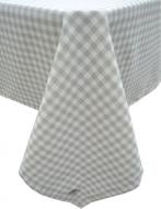 Скатерть Bella Серая клеточка 110x134 см Прованс