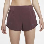 Шорты Nike W NK RUN DVN TEMPO LX SHORT DD5328-646 р. L бордовый