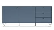 Комод ALDO 2д3ш AL 4 1836x752x400 мм алді блу/алді блу