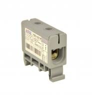 Клема швидкого монтажу АСКО-УКРЕМ 35/1Р (135А) сіра серії KBV сірий A0130010166