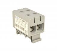 Клема швидкого монтажу АСКО-УКРЕМ 35/2Р (135А) сіра серії KBV сірий A0130010169