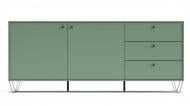 Комод ALDO 2д3ш AL 4 1836x752x400 мм зелений/зелений