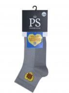 Шкарпетки чоловічі Premier Socks із жовтим серцем р.27-29 сірий