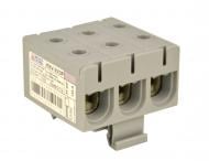 Клема быстрого монтажа АСКО-УКРЕМ 35/3Р (135А) серая серии KBV серый A0130010172