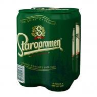 Пиво Staropramen светлое 4 шт. 0,48 л