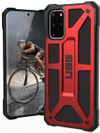 Чехол UAG Monarch Crimson для Samsung Galaxy S20+ G985 black/red (211981119494)
