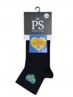 Носки женские Premier Socks с голубым сердцем р.23-25 черный