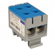 Клема быстрого монтажа АСКО-УКРЕМ 50/2Р (160А) синий A0130010180