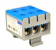 Клема швидкого монтажу АСКО-УКРЕМ 50/3Р (160А) синій A0130010184