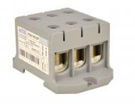 Клема швидкого монтажу АСКО-УКРЕМ 95/3Р (245А) сіра серії KBV сірий A0130010193