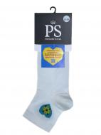 Шкарпетки чоловічі Premier Socks з блакитним серцем р.27-29 білий