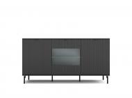 Комод SAMANTA 2Д2Ш SM 7 1630x850x400 мм черный/чорный