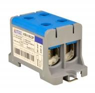 Клема швидкого монтажу АСКО-УКРЕМ 95/2Р (245А) синій A0130010191