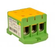 Клема быстрого монтажа АСКО-УКРЕМ 95/3Р (245А) желто-зеленый A0130010195