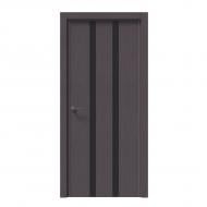Дверное полотно IN WOOD ET-14 ПГ с молдингом и черной кромкой ПВХ 800 мм дуб шато графит