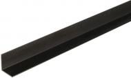 Кутник алюмінієвий Braz Line 10x10x2700 мм чорний