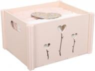 Набор полотенец в корзинке Key 6 шт. 30x30 см персиковый