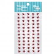 Самоклеющиеся стразы Сердца светло-розовые 8 мм DK50800 60 шт. Rosa Talent