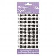 Самоклеющиеся стразы черные 5 мм DK50797 375 шт. Rosa Talent