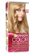 Крем-фарба для волосся Garnier Color Sensation №8.0 сяючий світло-русявий 110 мл