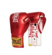 Боксерские перчатки Everlast 1910 CLASSIC FIGHT GLOVES р. 10 10oz красный с белым