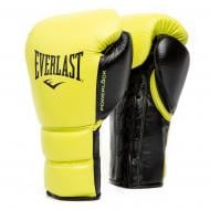 Боксерские перчатки Everlast POWERLOCK 2 PRO TRAINING LACED р. 12 12oz желтый с черным