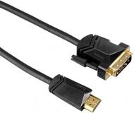 Кабель Hama HDMI – DVI 1.5 м чорний (00122132) AM DVI/D M