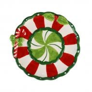 Тарелка сервировочная MVM Рождество 20,5 см KP-82 S Color
