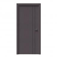 Дверное полотно IN WOOD ET-08 AL ПГ с молдингом и алюминиевой кромкой 900 мм дуб шато графит