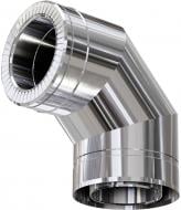 Колено термо 0,8 мм нерж/нерж Ф160/220 мм 90° Versia-Lux Колено термо 0,8 мм нерж/нерж Ф160/220 мм 90° Versia-Lux