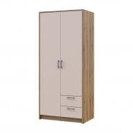 Шафа для одягу Doros Ронді 2ДСП 1950х820х520 мм дуб артізан кашемір