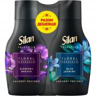 Кондиціонер для білизни Silan Діамантова Орхідея 540 мл + Блакитний Жасмин 540 мл 1080 л Кондиціонер для білизни Silan Діамантова Орхідея 540 мл + Блакитний Жасмин 540 мл 1080 л