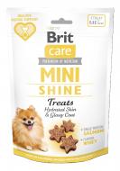 Ласощі для собак Brit Mini Treats Shine для блиску шерсті з лососем 50 г